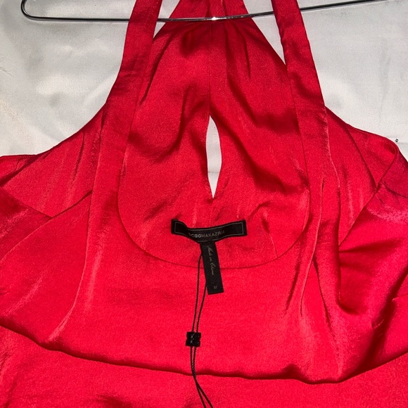 BCBG Edita Red Sleeveless Women's Top - Picture 6 of 7